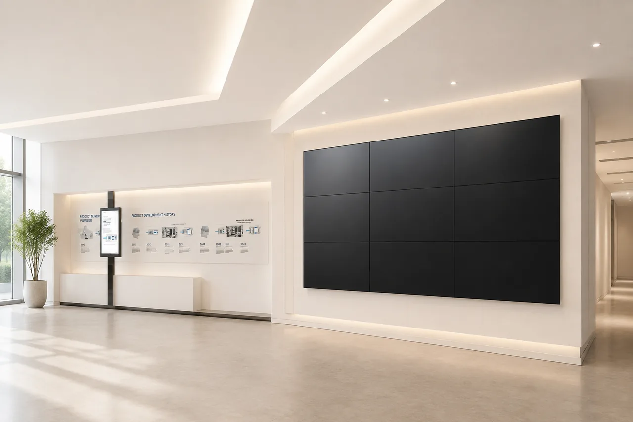TZ Display 46 and 55 inch LCD video wall with 3.5mm bezel